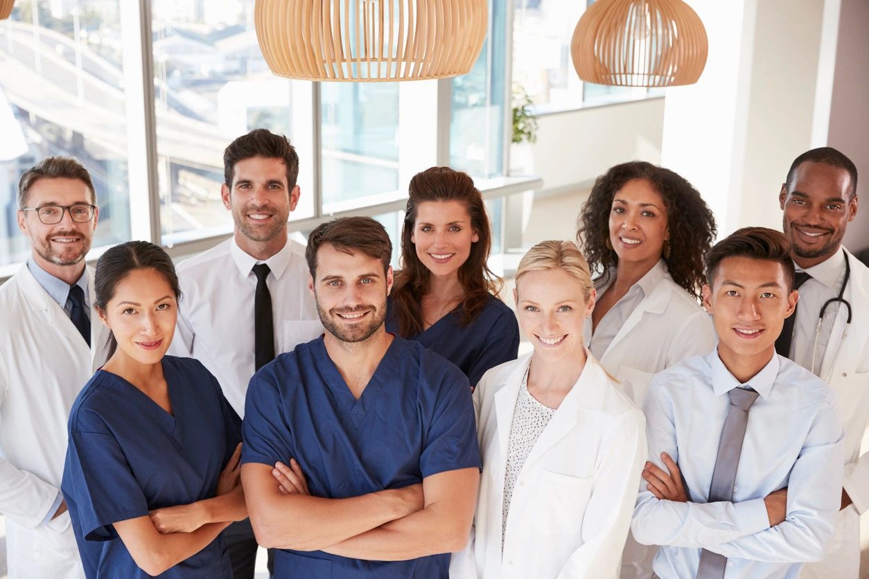 Healthcare team of skilled nursing professionals